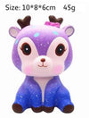 coloful jumbo Deer Cake Squishy slow rising antistress toy stress relief toy for children boys girls adults autism squeeze toy