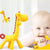 Baby Teether Cartoon Teething Nursing BPA Free Soft Silicone Baby teeth that fawn molar rod giraffe to bite the teether safty