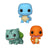 Cute Bulbasaur Charmander Squirtle vinyl figure Collection Model Toys