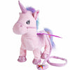 Funny Toys  Electric Walking Unicorn Plush Toy Stuffed Animal Horse Music Doll For Children Christmas Gifts