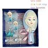 Disney Frozen Girl&#39;s Comb Hair Clip Princess Aisha Headdress Girl Hairpin Comb Set Rubber band Exquisite Gift Set