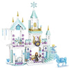 Friends Series 7008 The A And E&#39;s ICE Playground Castle House Set Movies DIY Building Block Toys For Girls Kids Creative Gifts